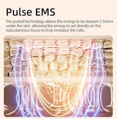 46G جهاز تجميل العينات المصغرة EMS قلم تدليك العين الذكي للعناية بالعينات وجمال الوجه