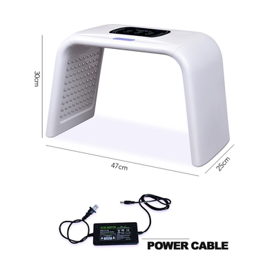 45W STANDING LED Face Mask العلاج الضوئي لإزالة تجاعيد حب الشباب 7 ألوان ضوء أحمر