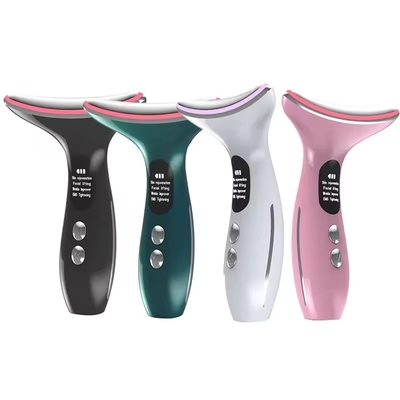معدات التجميل متعددة الوظائف العلاج بالفوتونات LED العلاج بالفوتونات تعزيز الجلد رفع الوجه والرقبة ماساجر