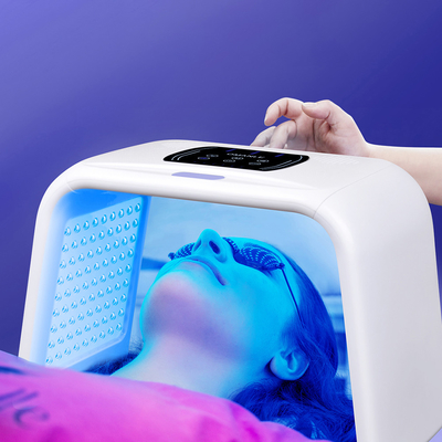 45W STANDING LED Face Mask العلاج الضوئي لإزالة تجاعيد حب الشباب 7 ألوان ضوء أحمر
