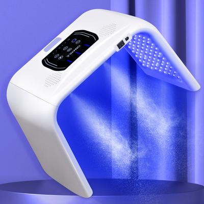 45W STANDING LED Face Mask العلاج الضوئي لإزالة تجاعيد حب الشباب 7 ألوان ضوء أحمر