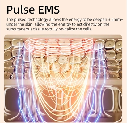 46G تسخين مكافحة الشيخوخة مساحة العين قلم عصا للوجه الرقبة العيون الجسم EMS التيار الميكرو