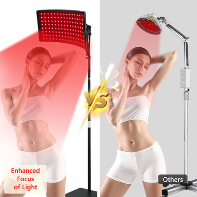 24w ضوء الحرق الدهني التحكم في تخفيف الألم LED العلاج لوحة مع شعار الضوء والوقوف