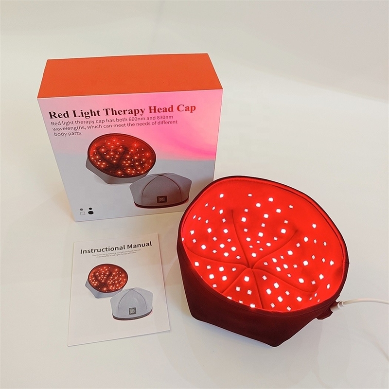 3rd Gear Red LED Light Therapy Cap لتعزيز نمو الشعر الطبيعي 120 قشرة مصباح