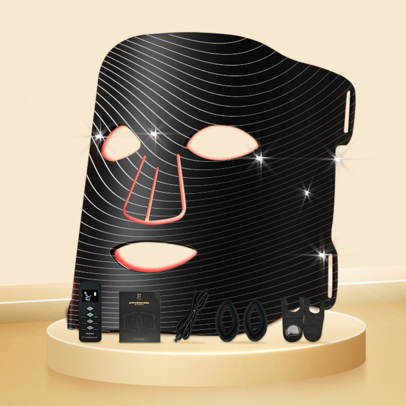 قناع العلاج الضوئي المنزلي LED 1060nm جهاز الوجه الأحمر للعلاج المدمج والمحمول
