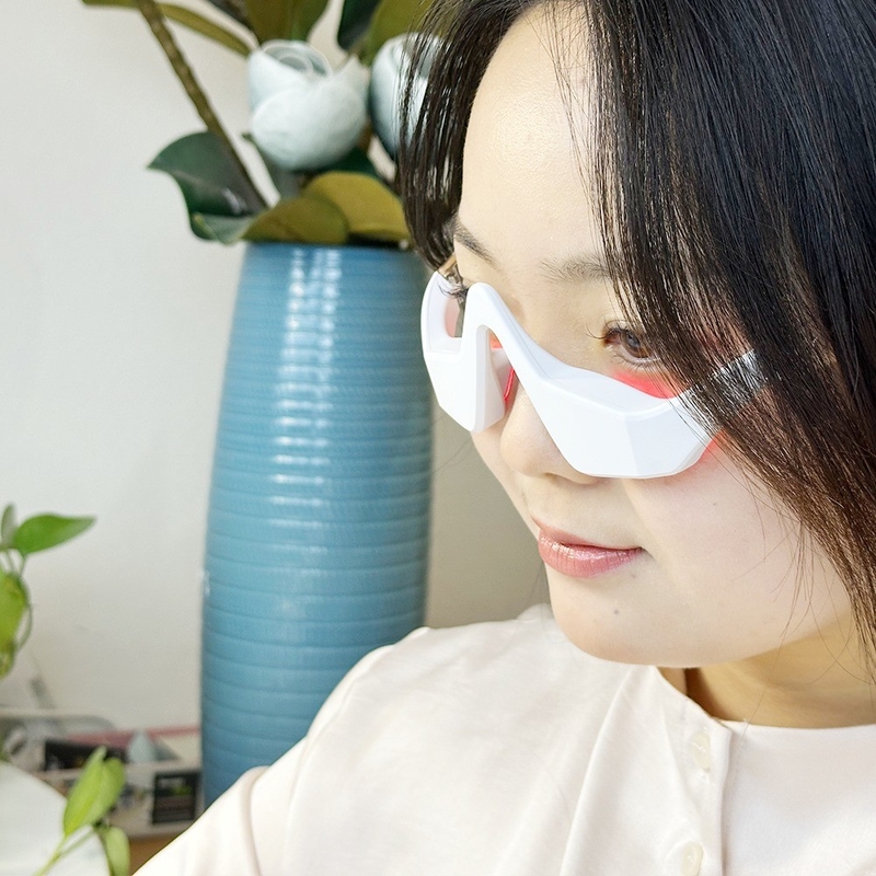3D الاهتزاز LED العلاج الضوء الأحمر تدليك العين لإزالة أكياس العين والدوائر المظلمة